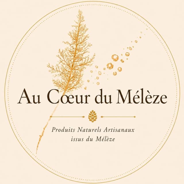 Logo de savonnerie traditionnelle et artisanat montagnard ‐ Au Coeur du Mélèze